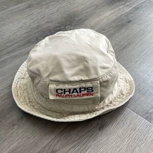 Y2K Chaps Ralph Lauren “Cargo Pocket” Bucket Hat (Sz.OS)
